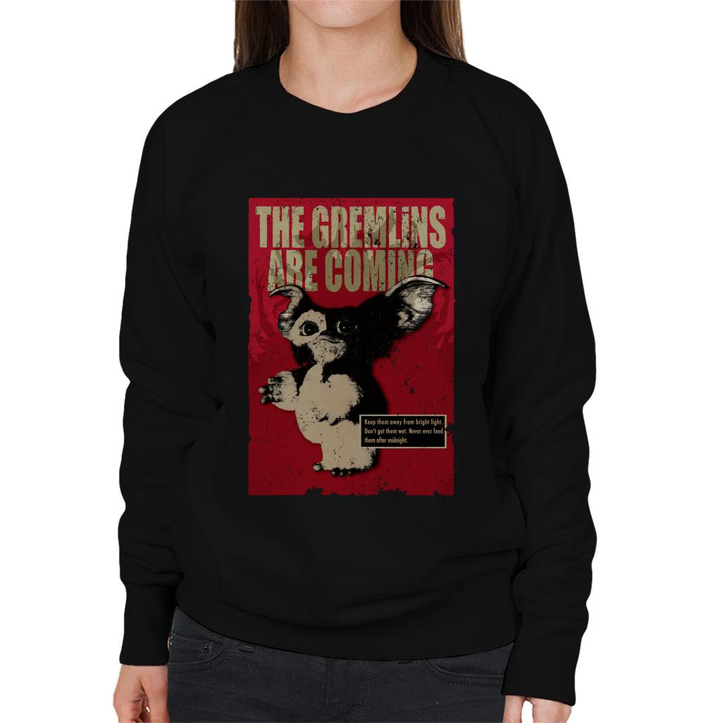 Gremlins Gizmo They Are Coming Women's Sweatshirt-ALL + EVERY