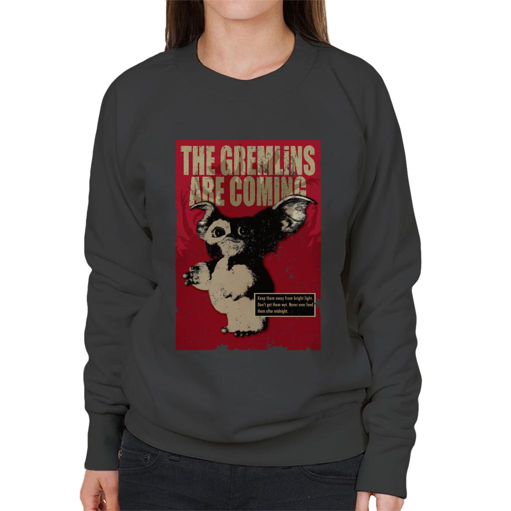 Gremlins Gizmo They Are Coming Women's Sweatshirt-ALL + EVERY