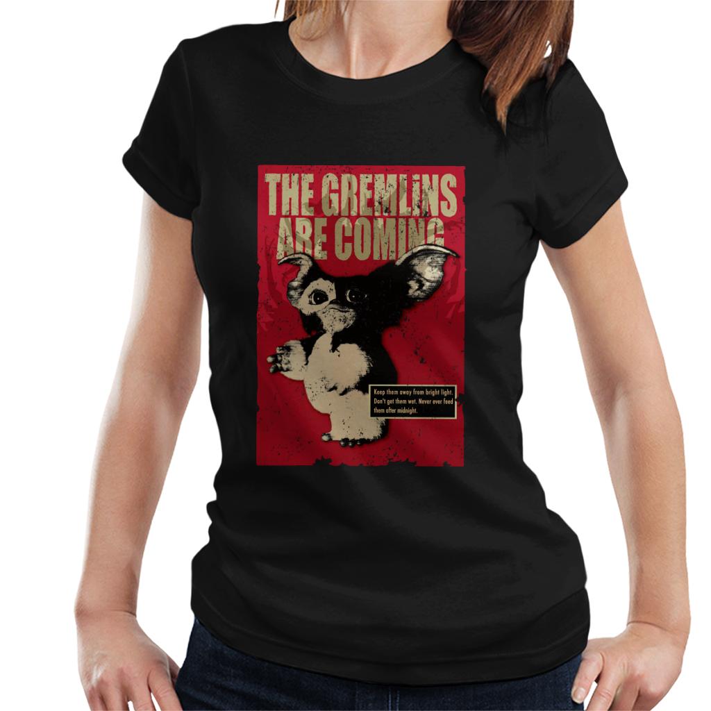 Gremlins Gizmo They Are Coming Women's T-Shirt-ALL + EVERY