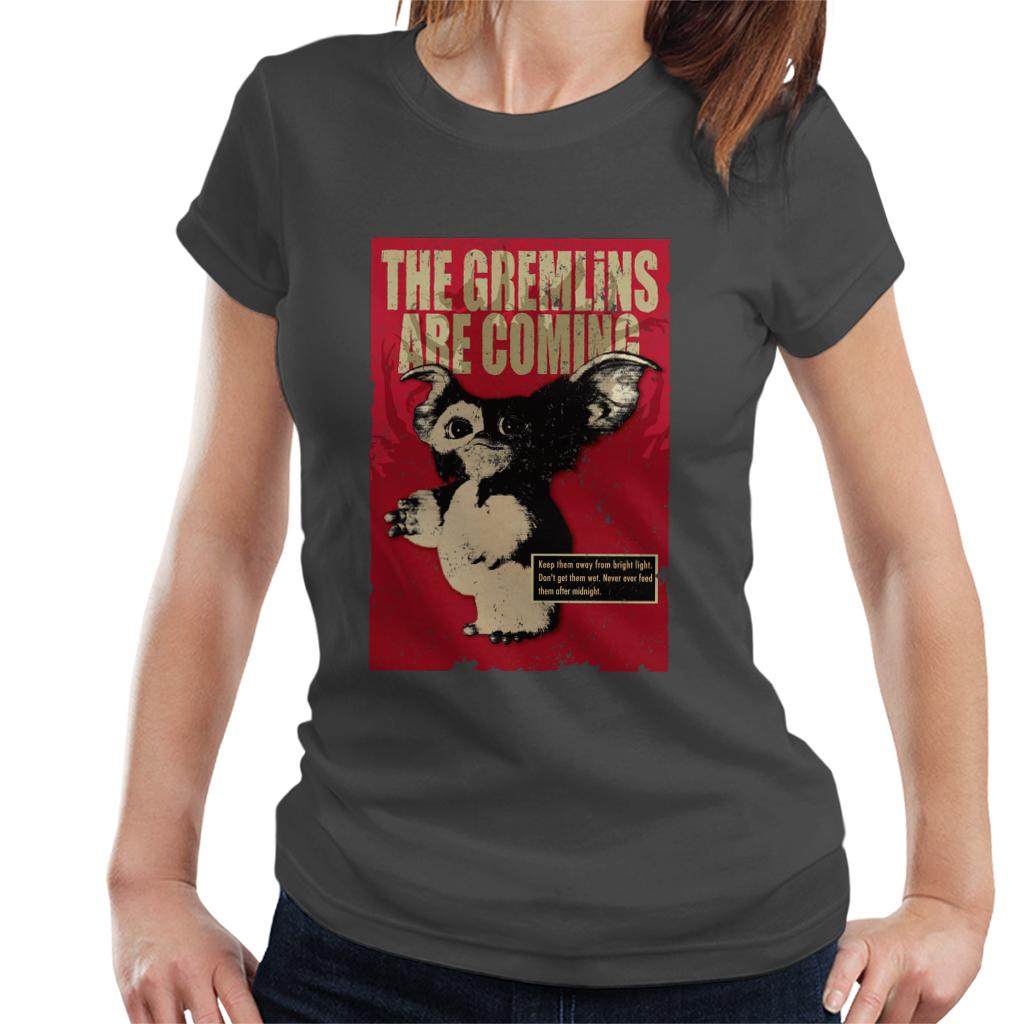 Gremlins Gizmo They Are Coming Women's T-Shirt-ALL + EVERY