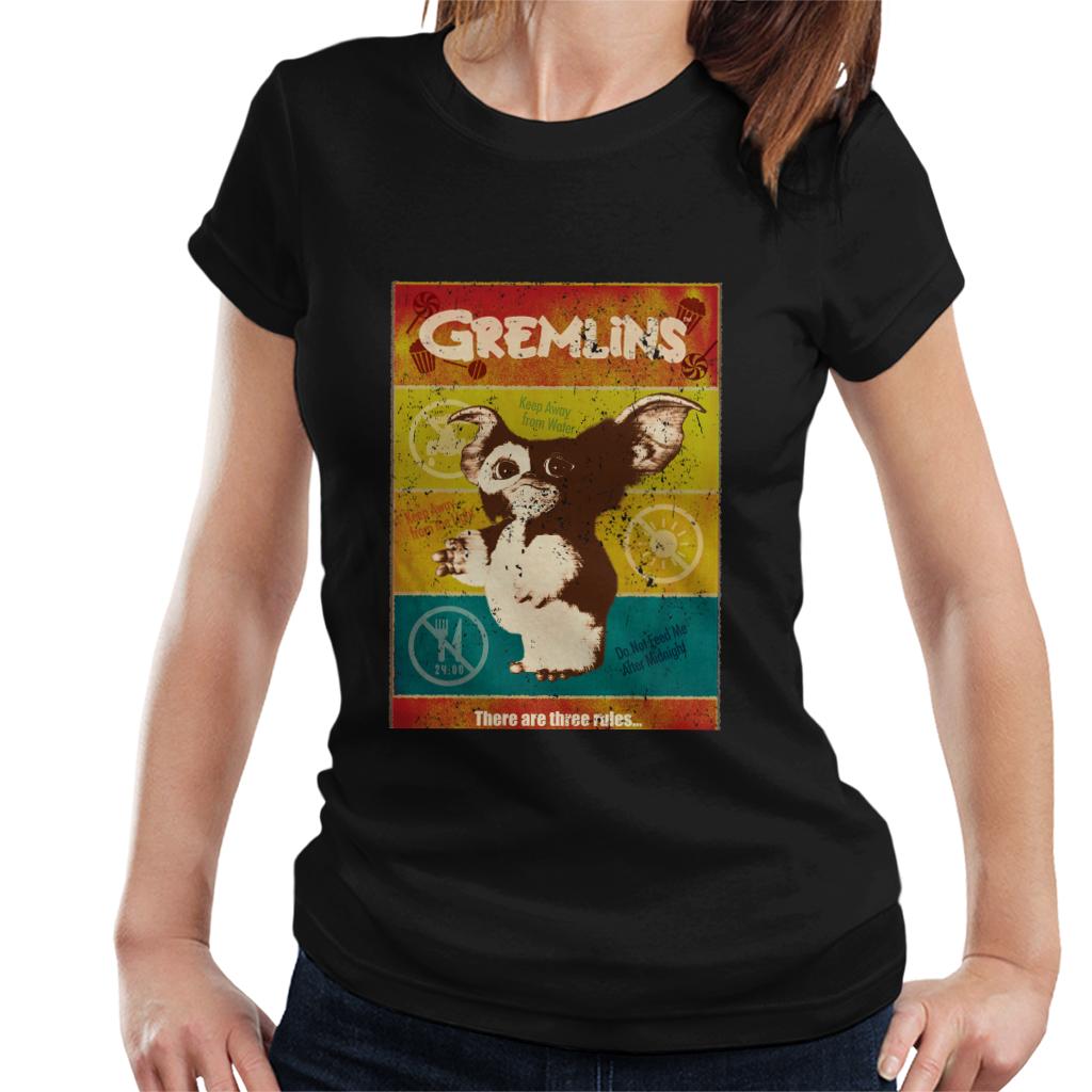 Gremlins Halloween There Are Three Rules Women's T-Shirt-ALL + EVERY