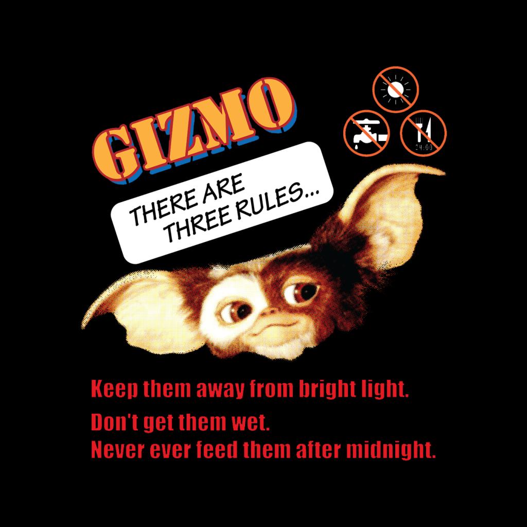 Gremlins Gizmo There Are Three Rules Kid's T-Shirt-ALL + EVERY