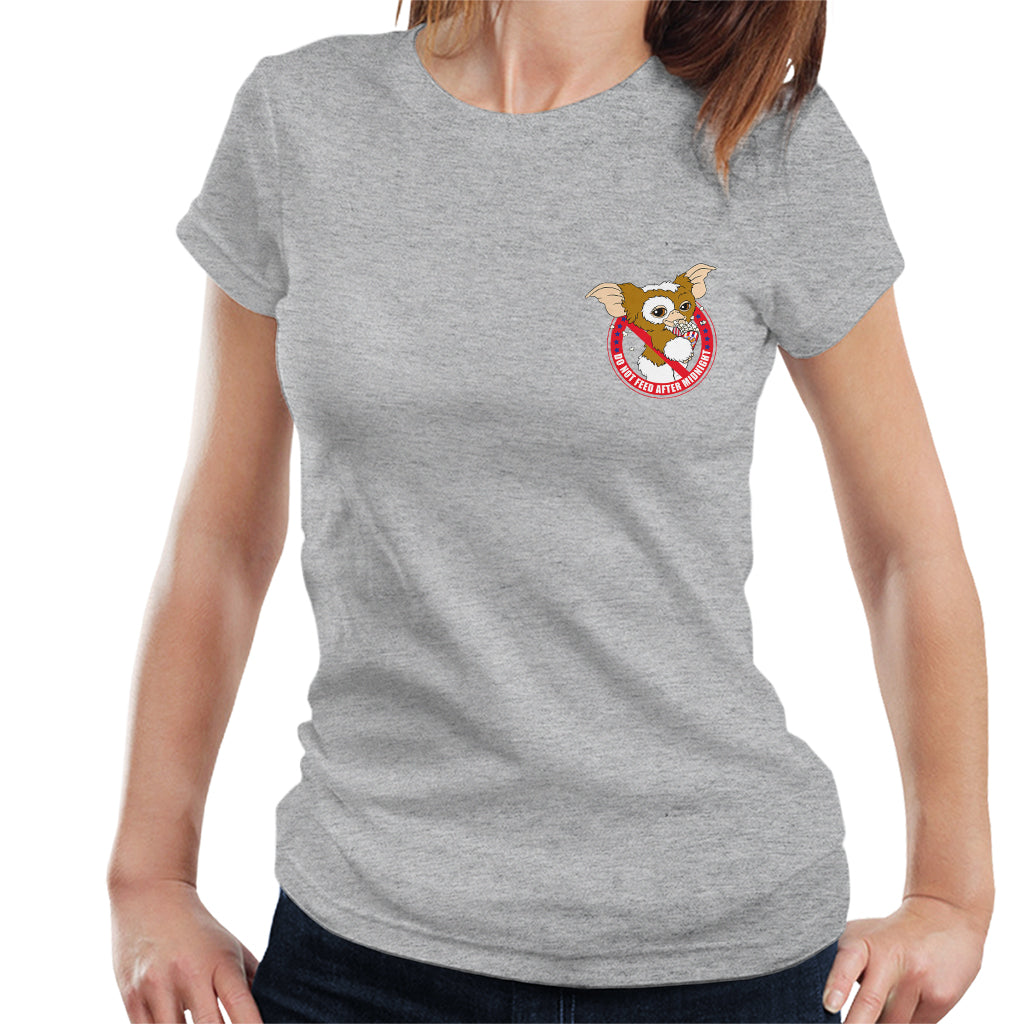 Gremlins Halloween Do Not Feed After Midnight Pocket Print Women's T-Shirt-ALL + EVERY