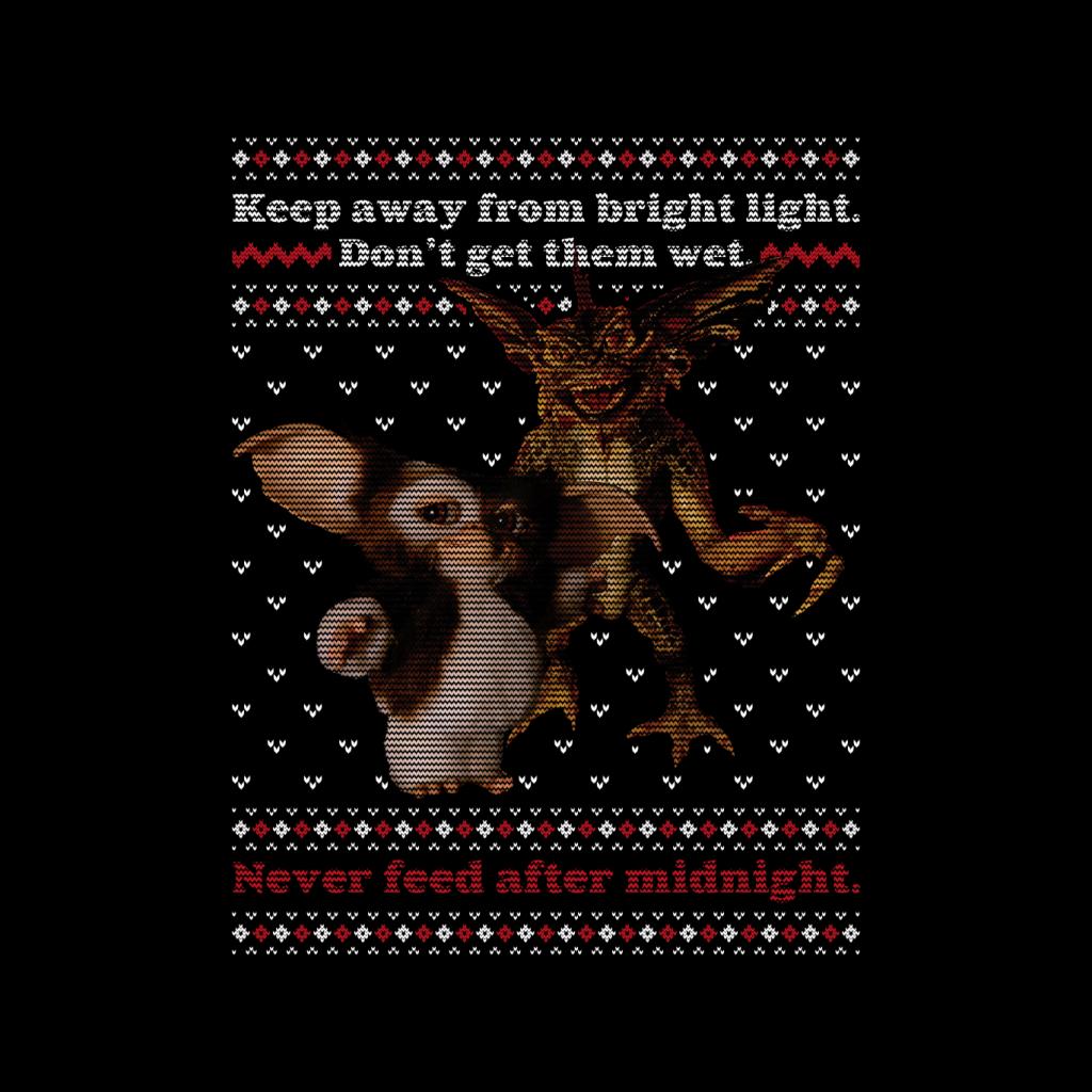 Gremlins Christmas Gizmo And Stripe Never Feed After Midnight Men's T-Shirt-ALL + EVERY