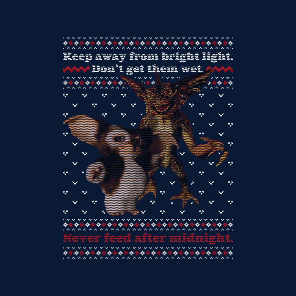 Gremlins Christmas Gizmo And Stripe Never Feed After Midnight Men's T-Shirt-ALL + EVERY