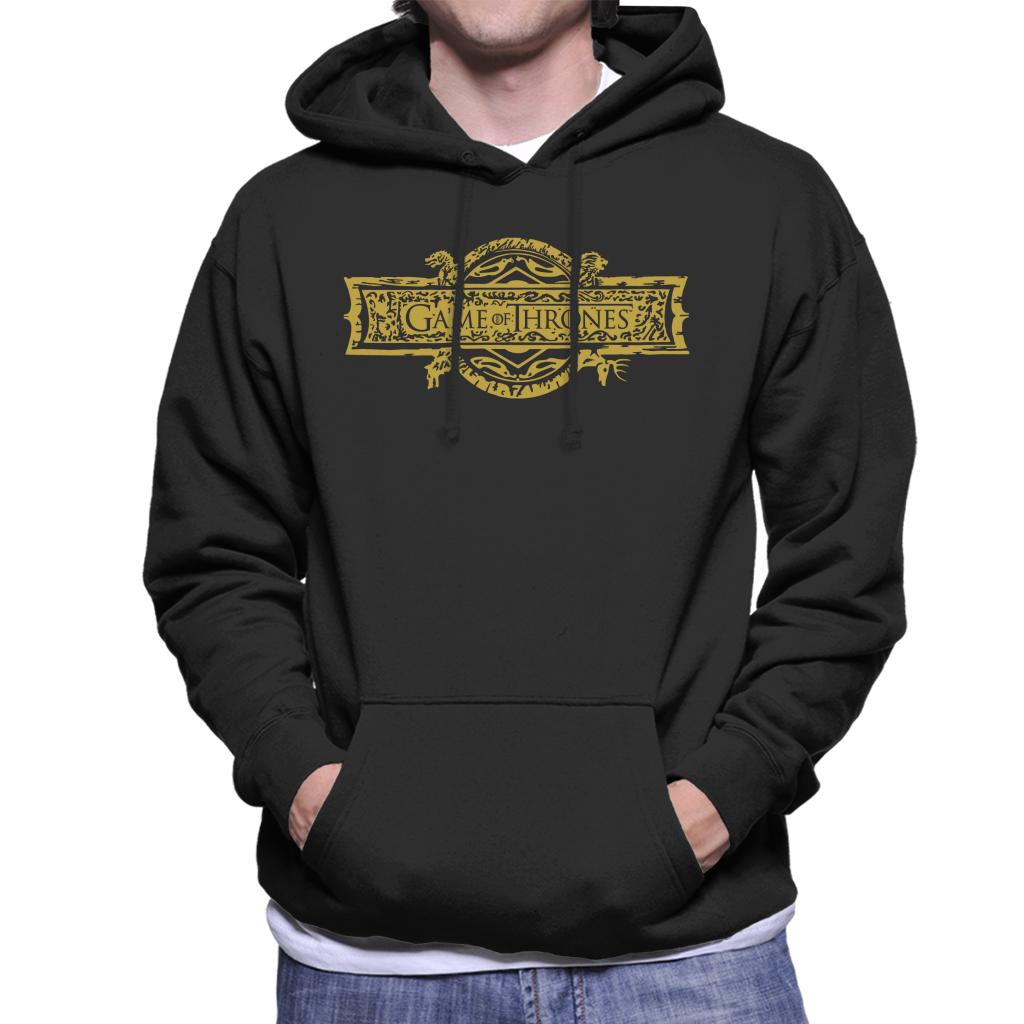 Game Of Thrones Opening Scene Logo Men's Hooded Sweatshirt-ALL + EVERY