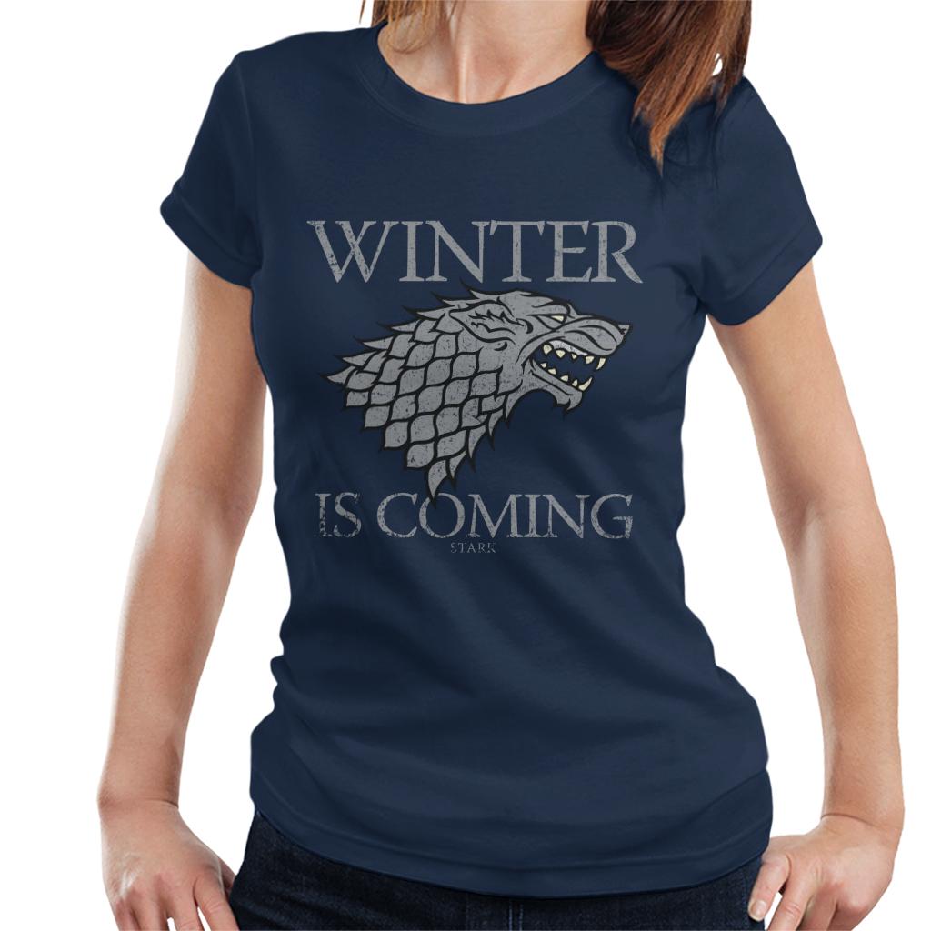 Game Of Thrones House Stark Winter Is Coming Women's T-Shirt-ALL + EVERY