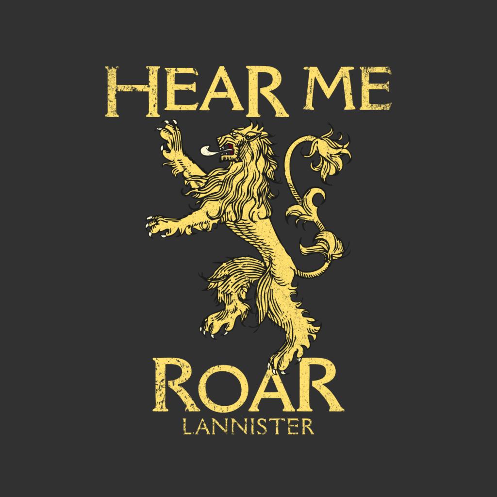 Game Of Thrones Lannister Hear Me Roar Men's Hooded Sweatshirt-ALL + EVERY