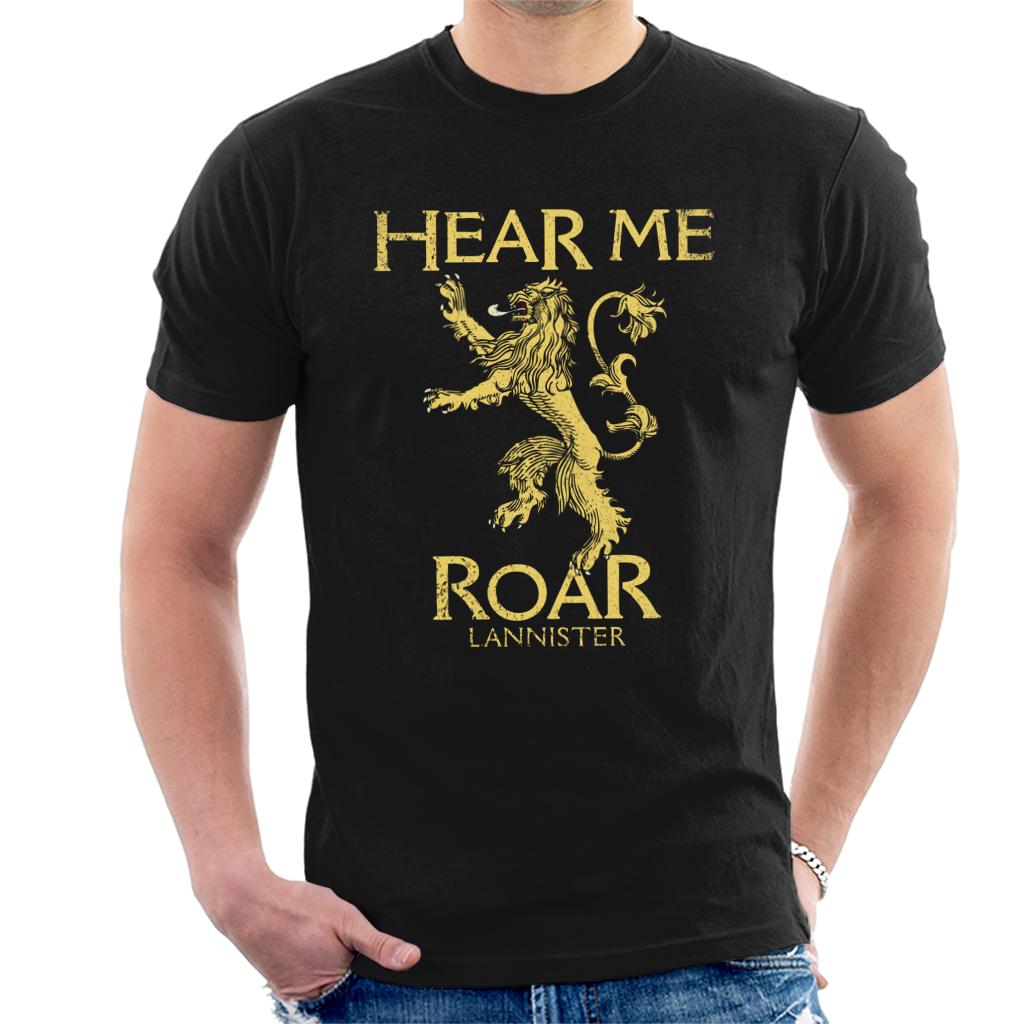 Game Of Thrones Lannister Hear Me Roar Men's T-Shirt-ALL + EVERY