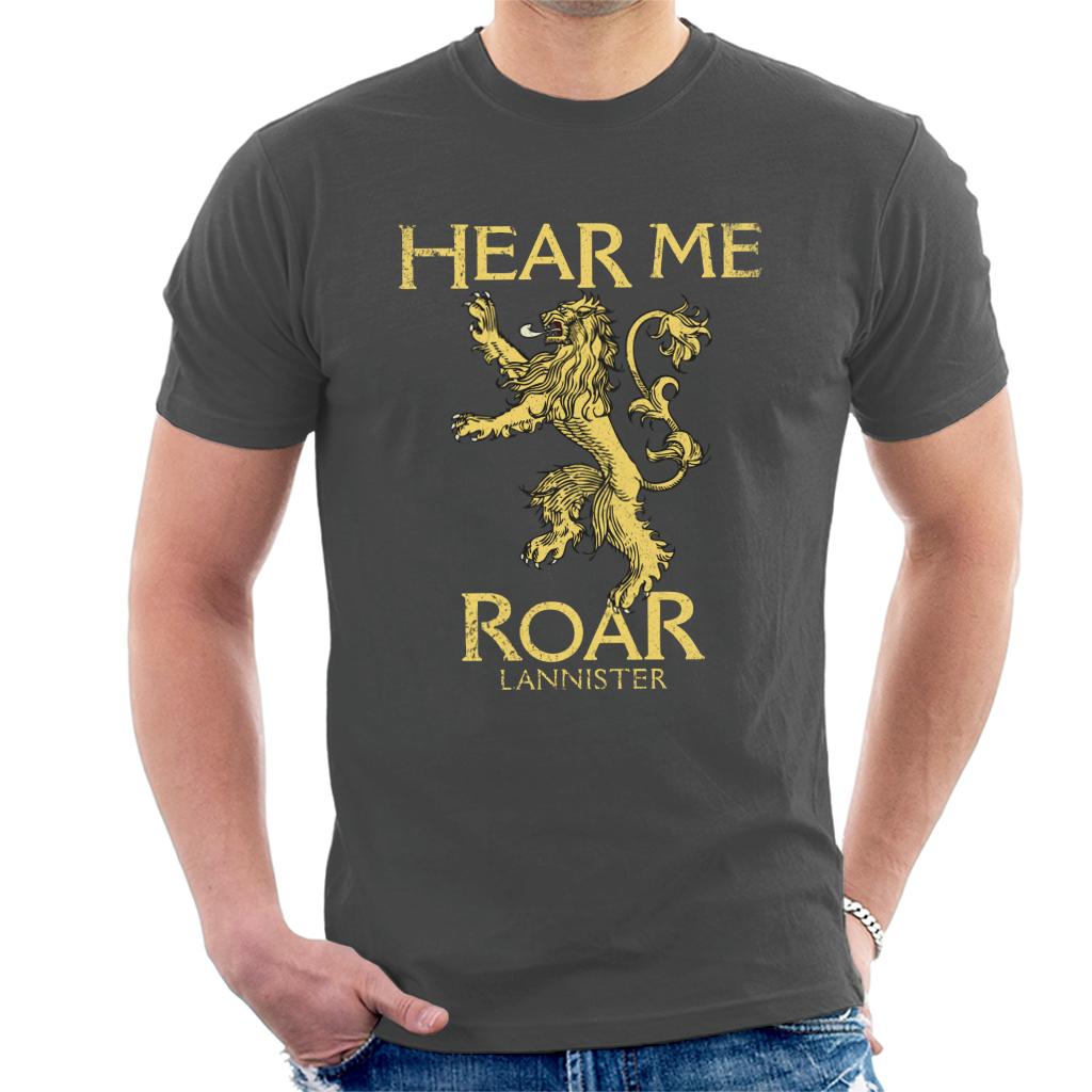 Game Of Thrones Lannister Hear Me Roar Men's T-Shirt-ALL + EVERY