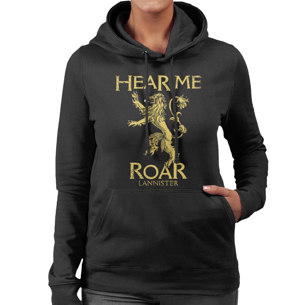 Game Of Thrones Lannister Hear Me Roar Women's Hooded Sweatshirt-ALL + EVERY