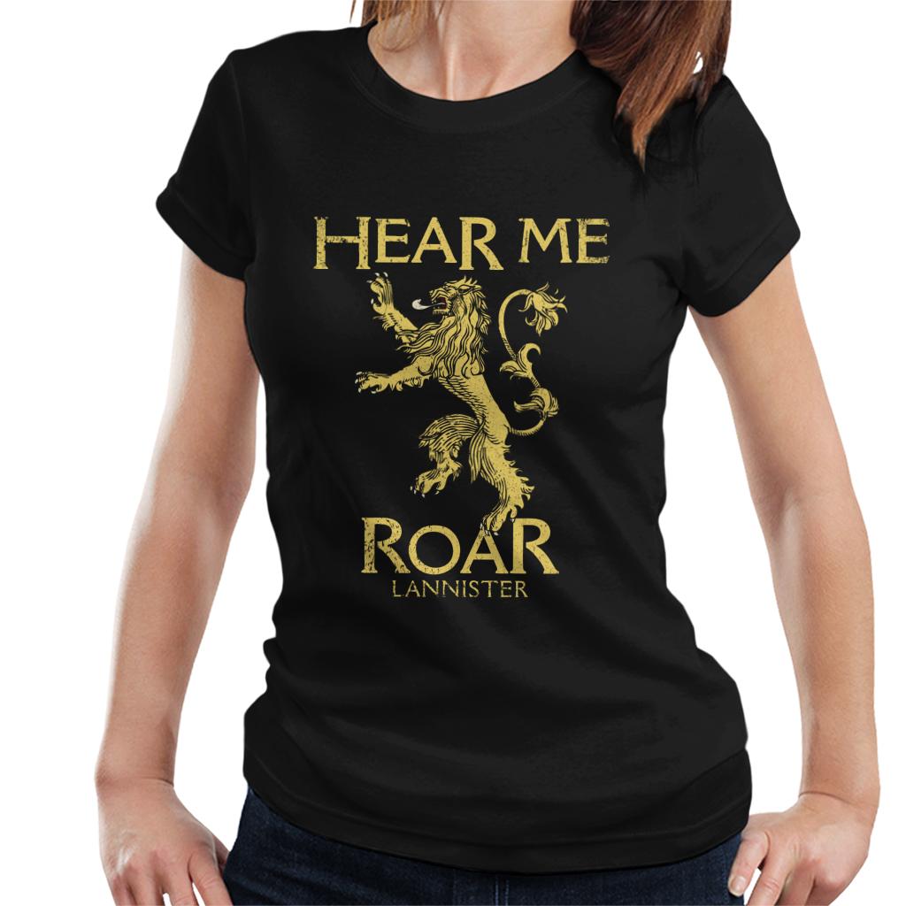 Game Of Thrones Lannister Hear Me Roar Women's T-Shirt-ALL + EVERY