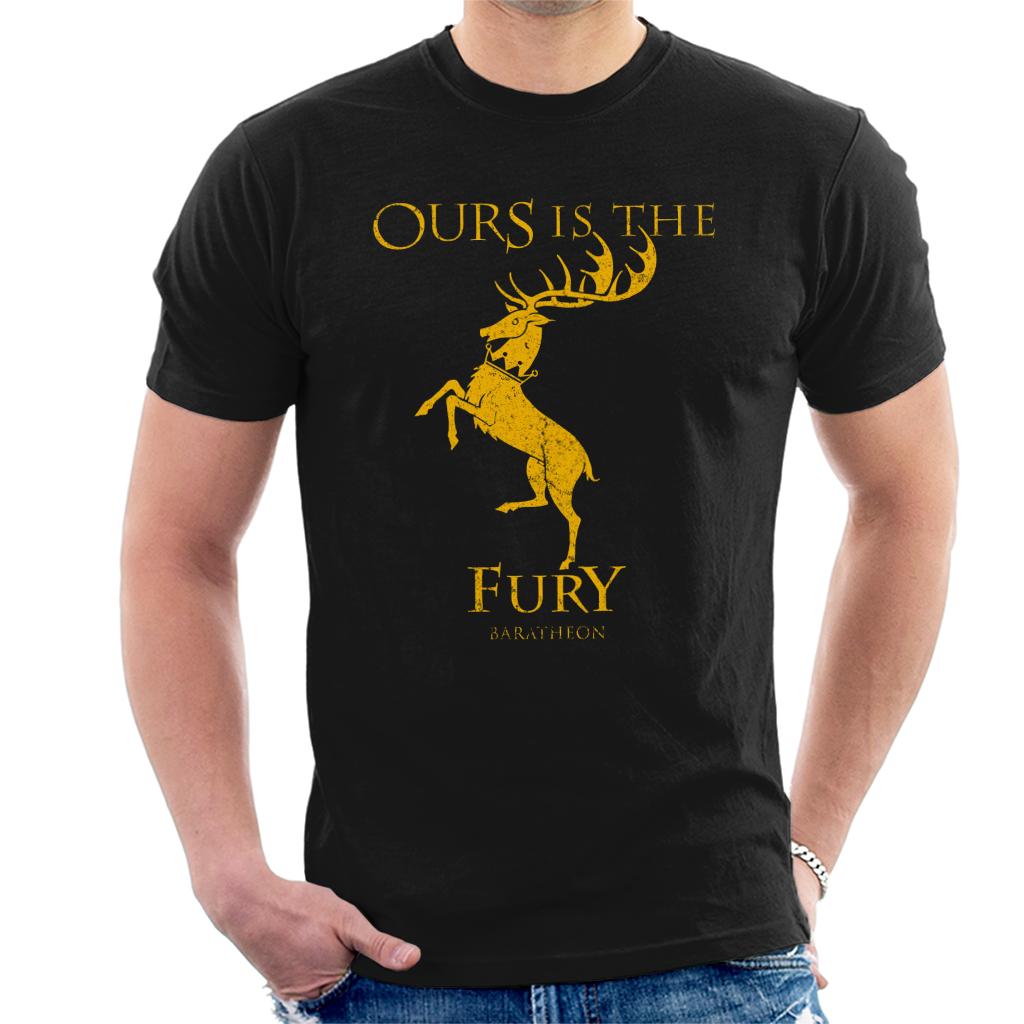 Game Of Thrones Baratheon Ours Is The Fury Men's T-Shirt-ALL + EVERY