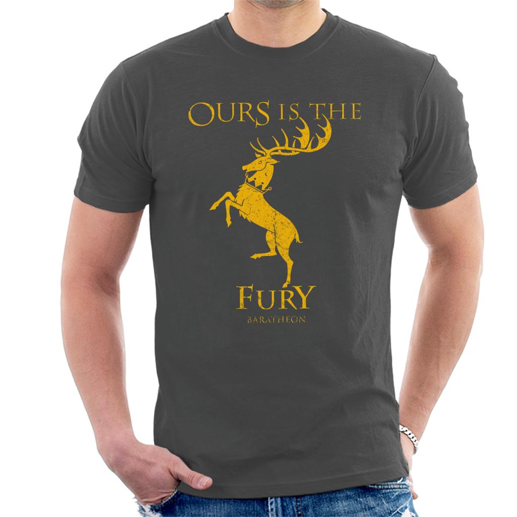 Game Of Thrones Baratheon Ours Is The Fury Men's T-Shirt-ALL + EVERY