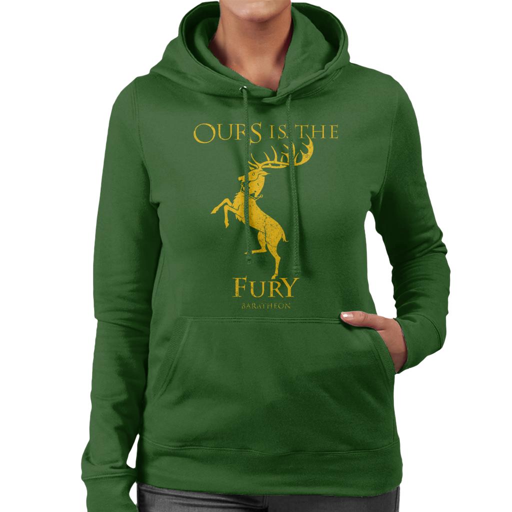 Game Of Thrones Baratheon Ours Is The Fury Women's Hooded Sweatshirt-ALL + EVERY