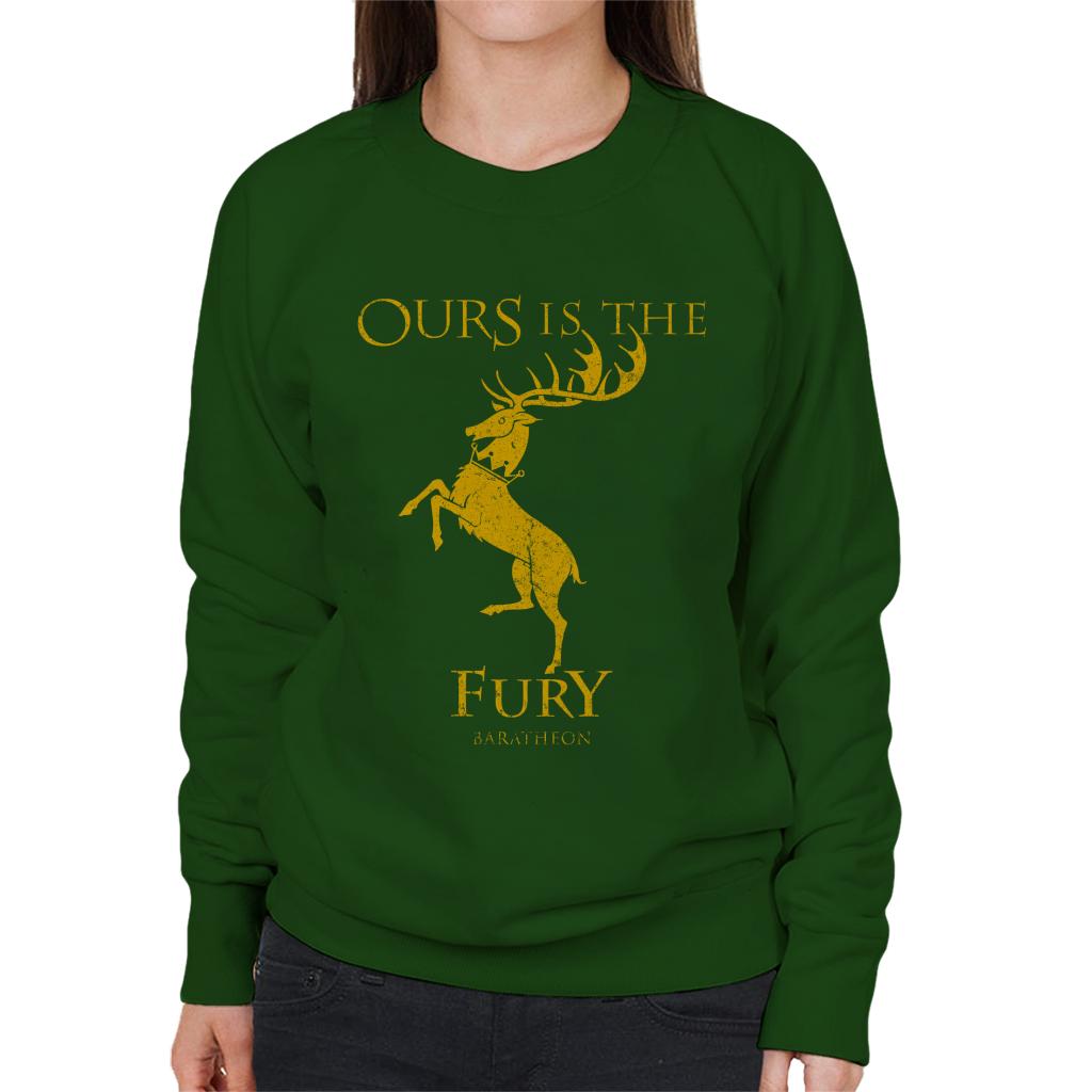 Game Of Thrones Baratheon Ours Is The Fury Women's Sweatshirt-ALL + EVERY