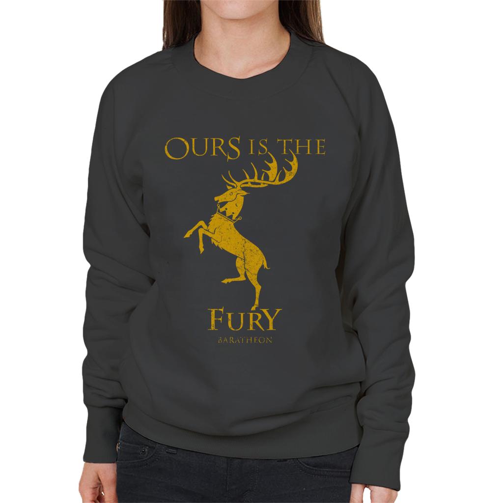 Game Of Thrones Baratheon Ours Is The Fury Women's Sweatshirt-ALL + EVERY