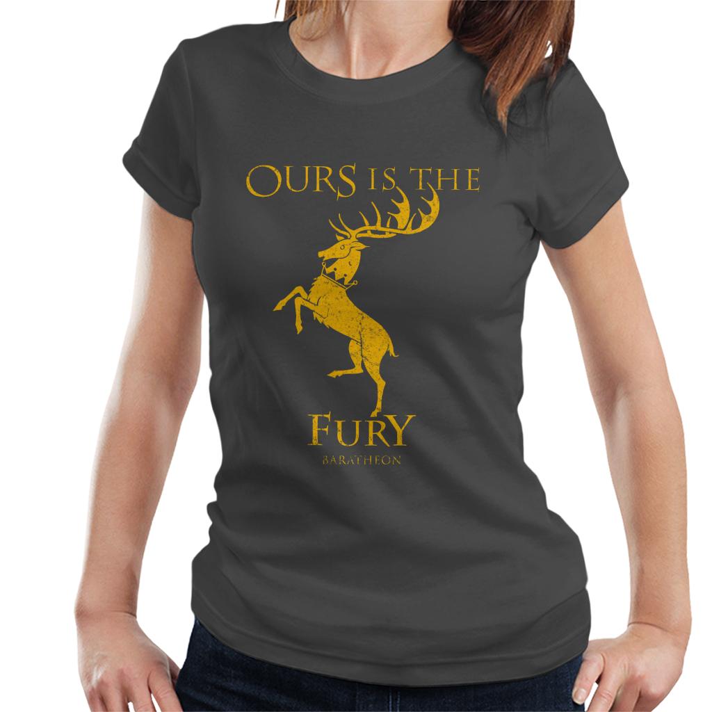 Game Of Thrones Baratheon Ours Is The Fury Women's T-Shirt-ALL + EVERY