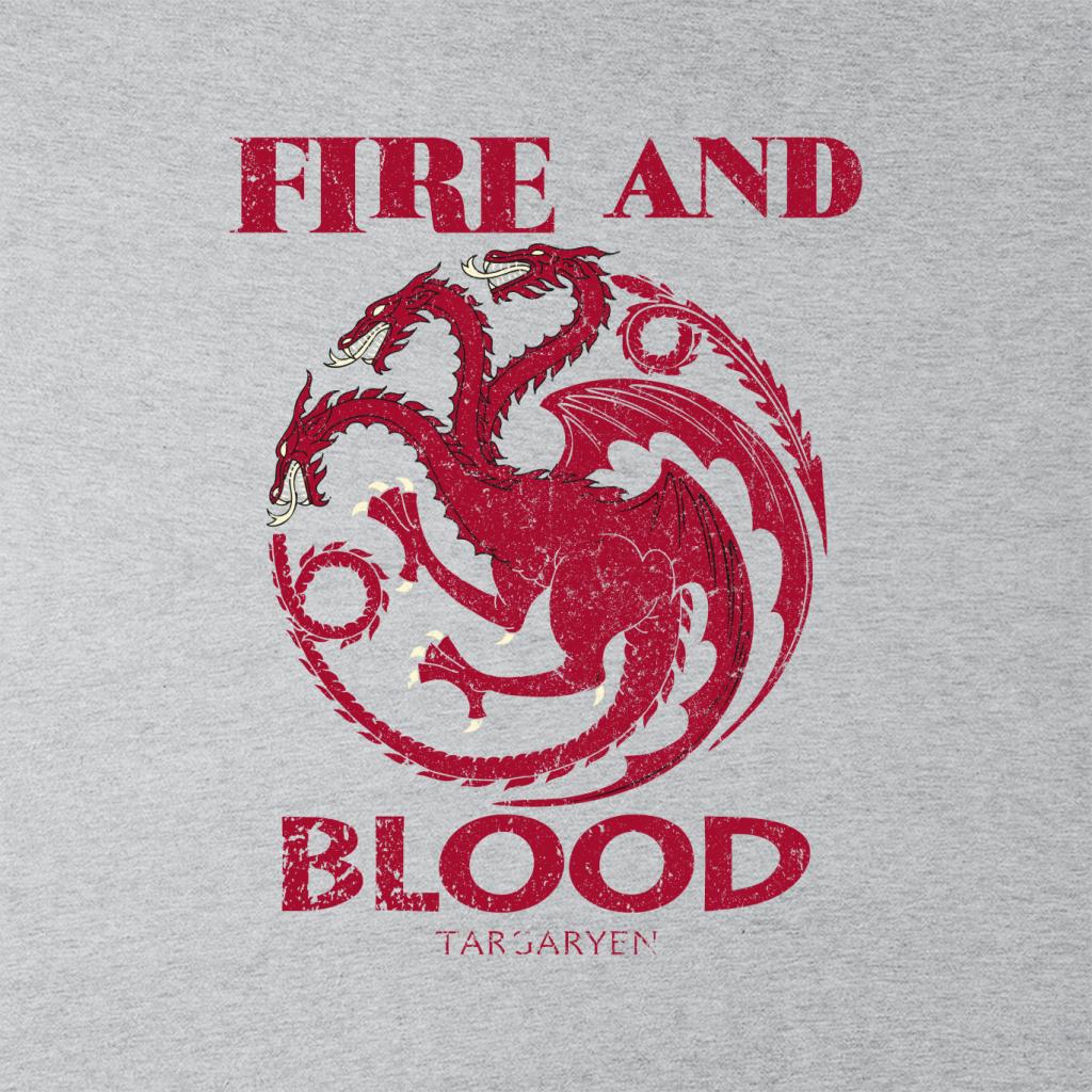 Game Of Thrones Targaryen Fire And Blood Men's T-Shirt-ALL + EVERY