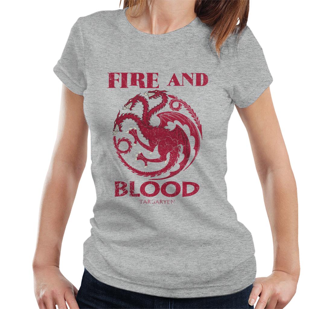 Game Of Thrones Targaryen Fire And Blood Women's T-Shirt-ALL + EVERY