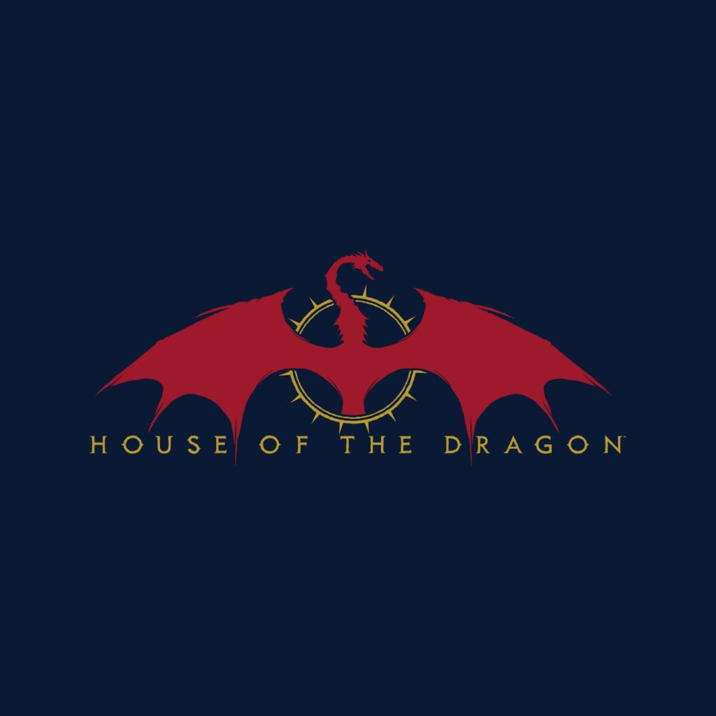 House Of The Dragon Caraxes Red Silhouette Men's T-Shirt-ALL + EVERY