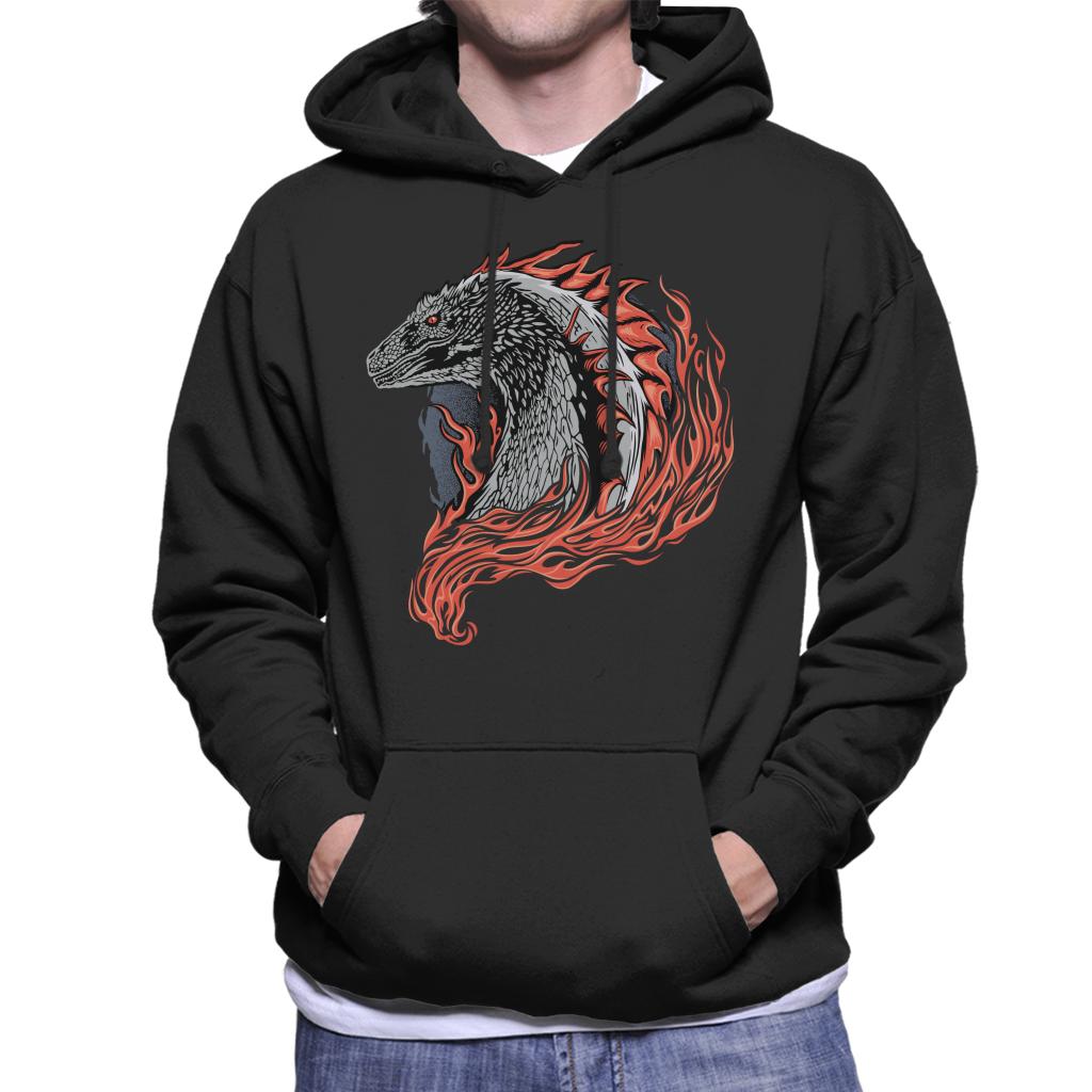 House Of The Dragon Flames Men's Hooded Sweatshirt-ALL + EVERY