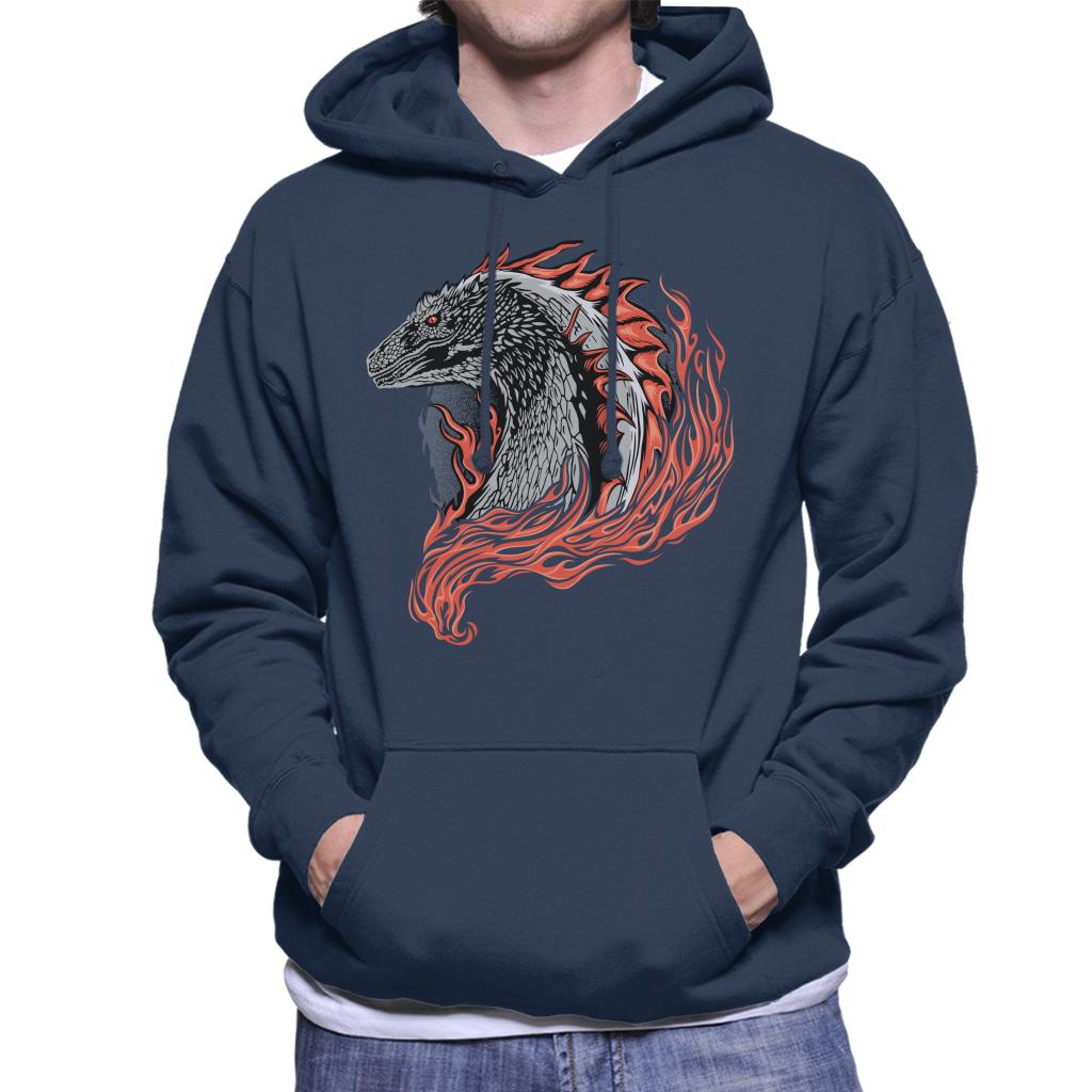 House Of The Dragon Flames Men's Hooded Sweatshirt-ALL + EVERY