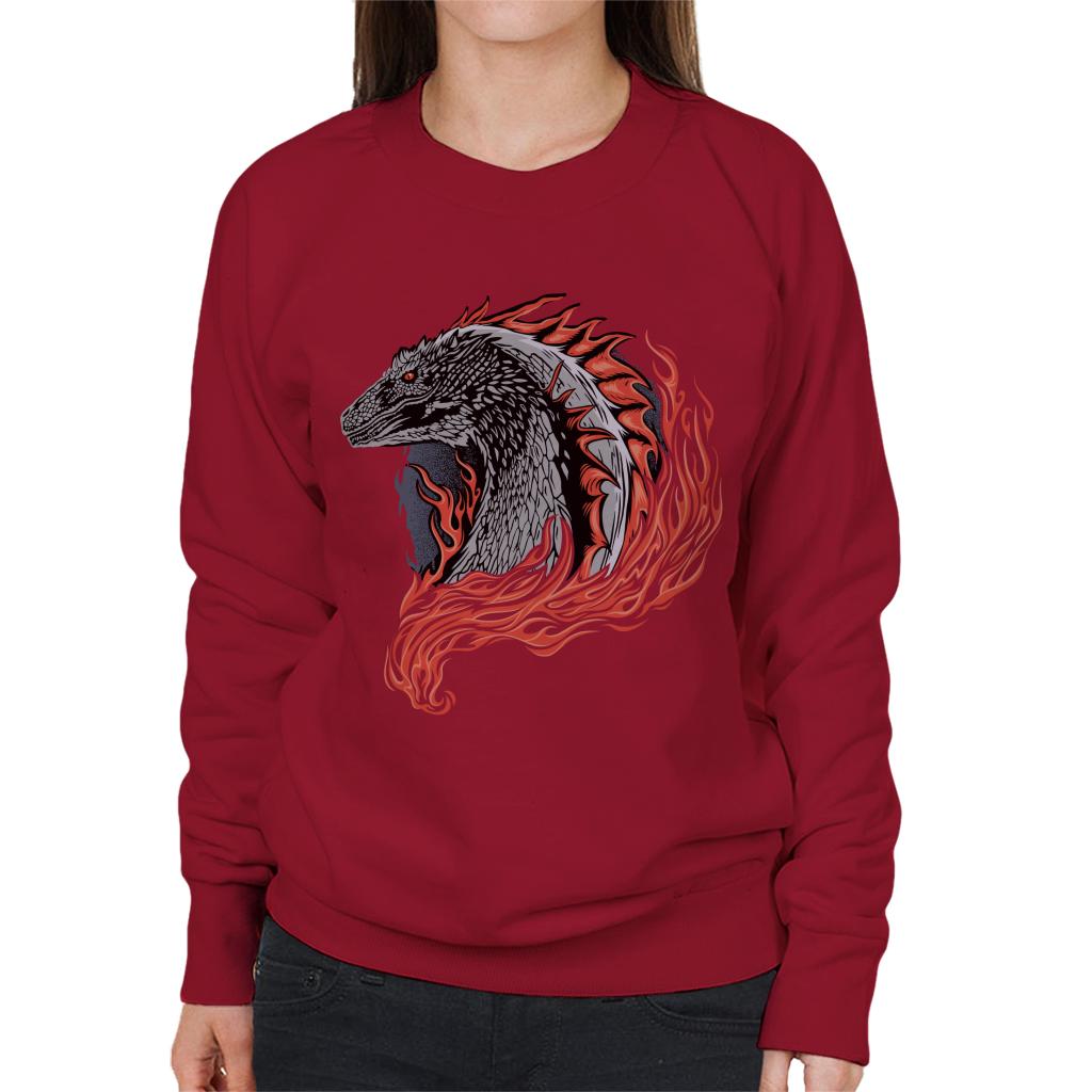 House Of The Dragon Flames Women's Sweatshirt-ALL + EVERY