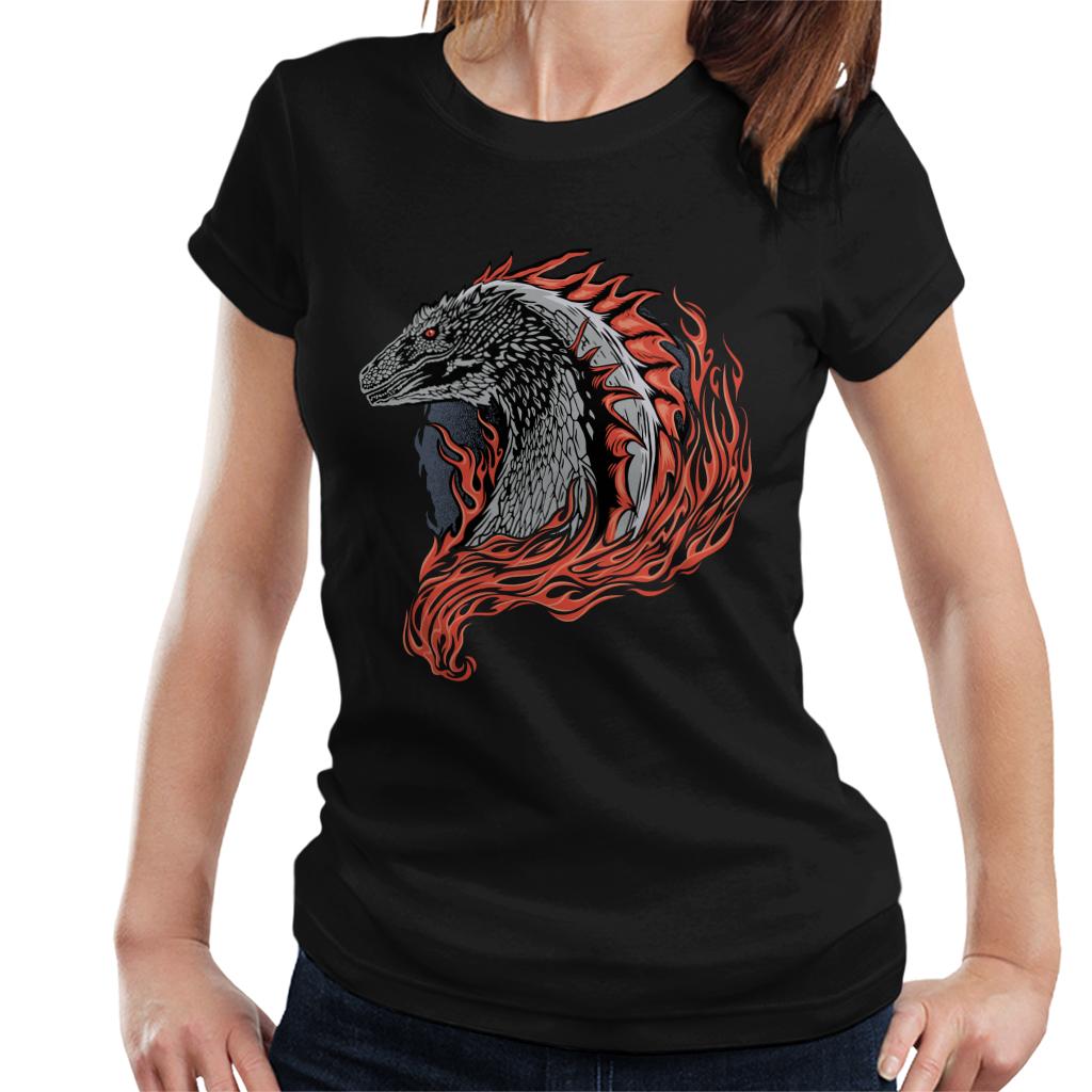 House Of The Dragon Flames Women's T-Shirt-ALL + EVERY