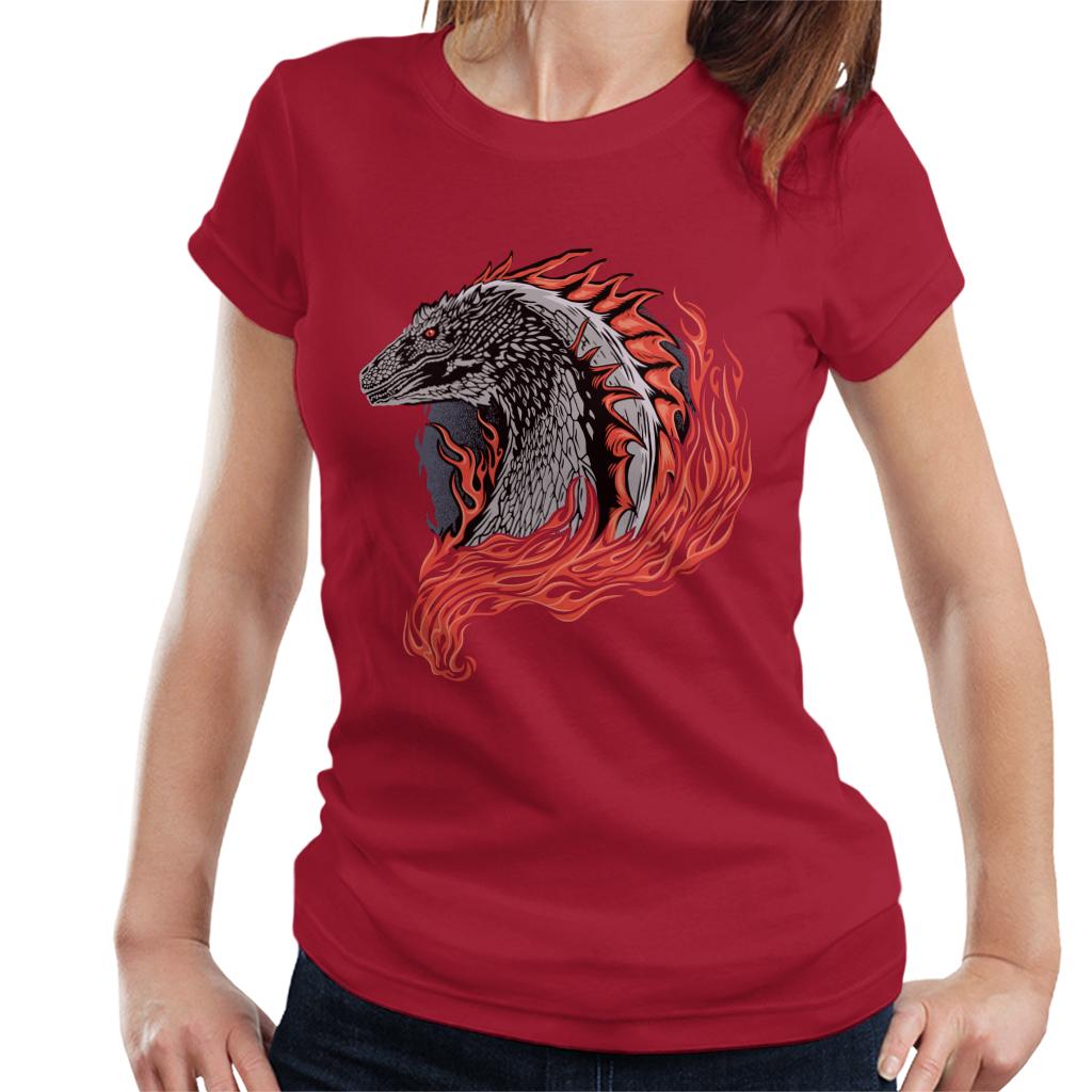 House Of The Dragon Flames Women's T-Shirt-ALL + EVERY