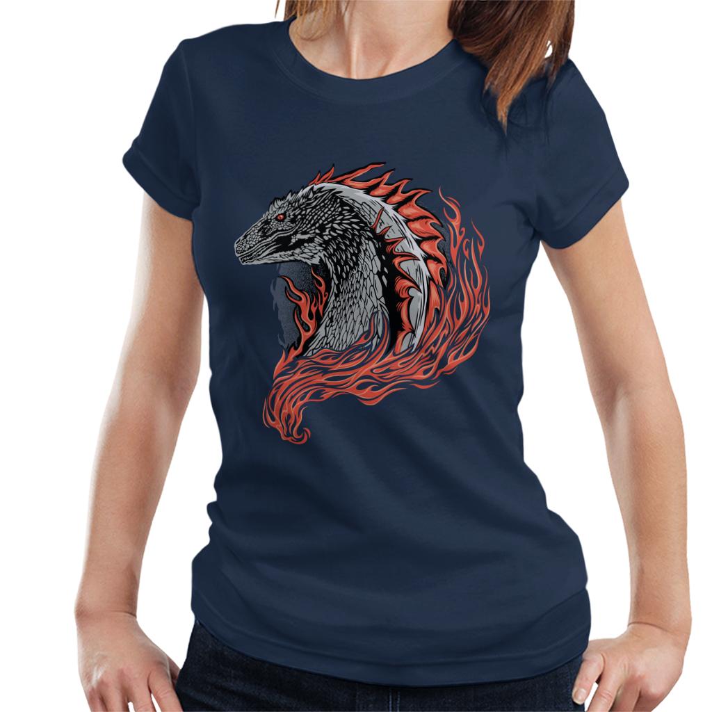 House Of The Dragon Flames Women's T-Shirt-ALL + EVERY