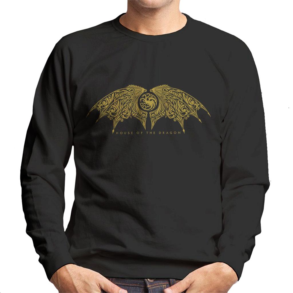 House Of The Dragon Emblem Wing Men's Sweatshirt-ALL + EVERY