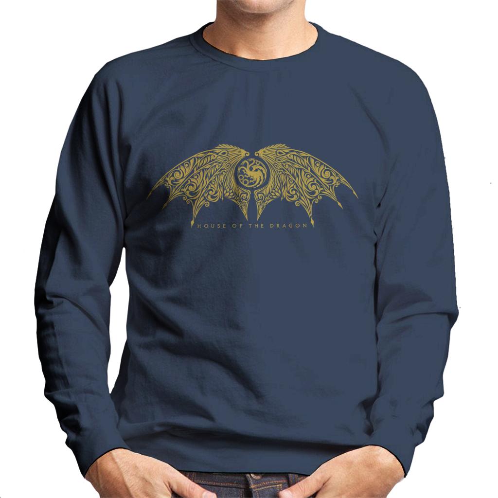 House Of The Dragon Emblem Wing Men's Sweatshirt-ALL + EVERY