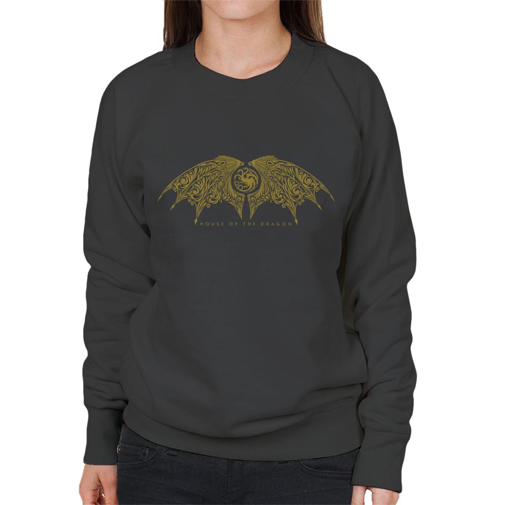 House Of The Dragon Emblem Wing Women's Sweatshirt-ALL + EVERY