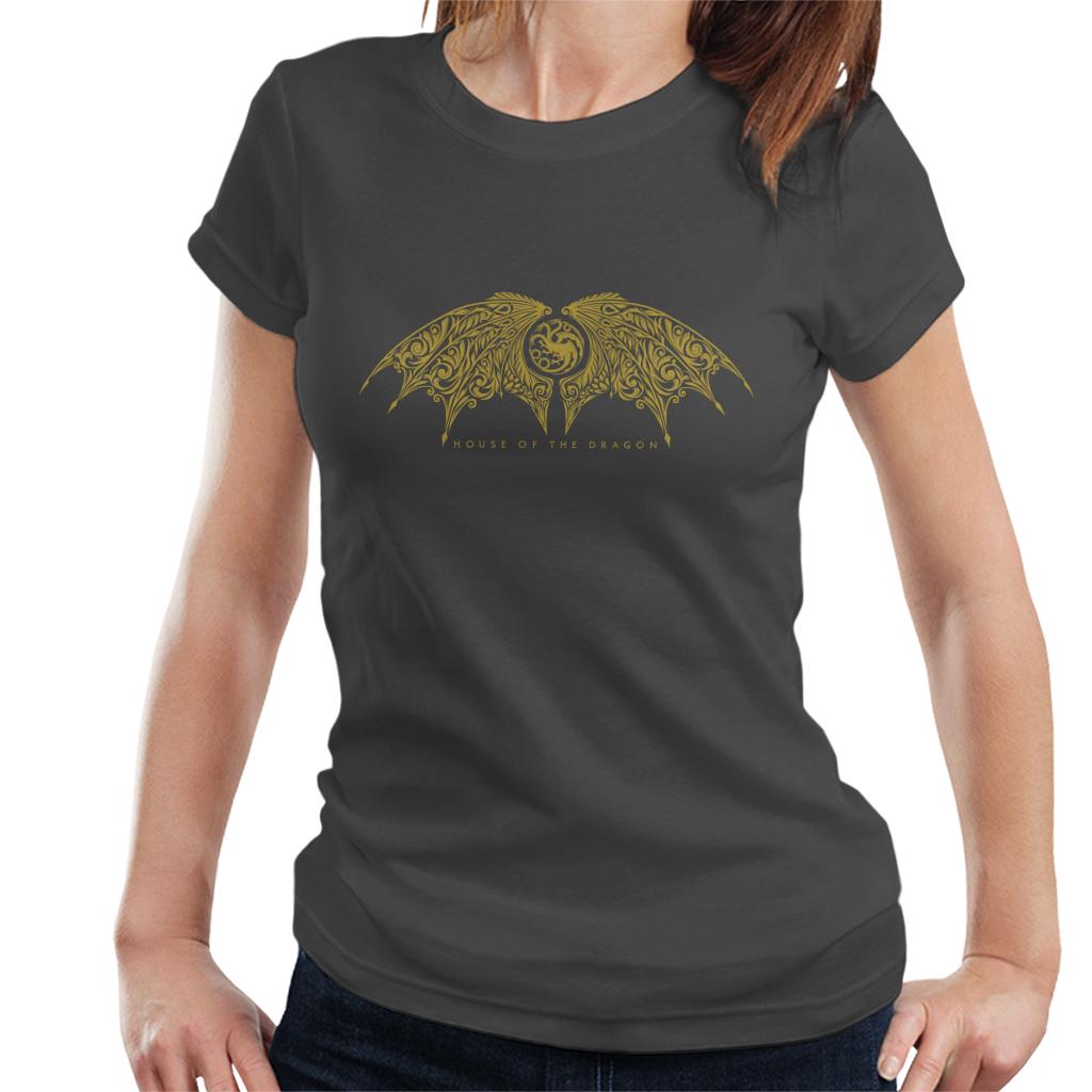 House Of The Dragon Emblem Wing Women's T-Shirt-ALL + EVERY