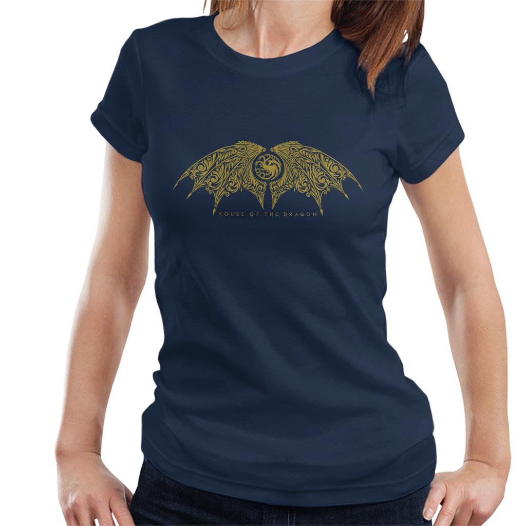 House Of The Dragon Emblem Wing Women's T-Shirt-ALL + EVERY