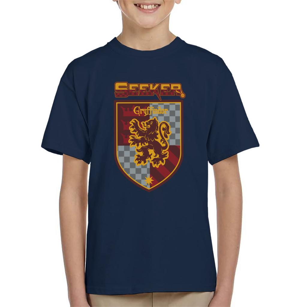 Harry Potter Quidditch Seeker Team Gryffindor Kid's T-Shirt-ALL + EVERY