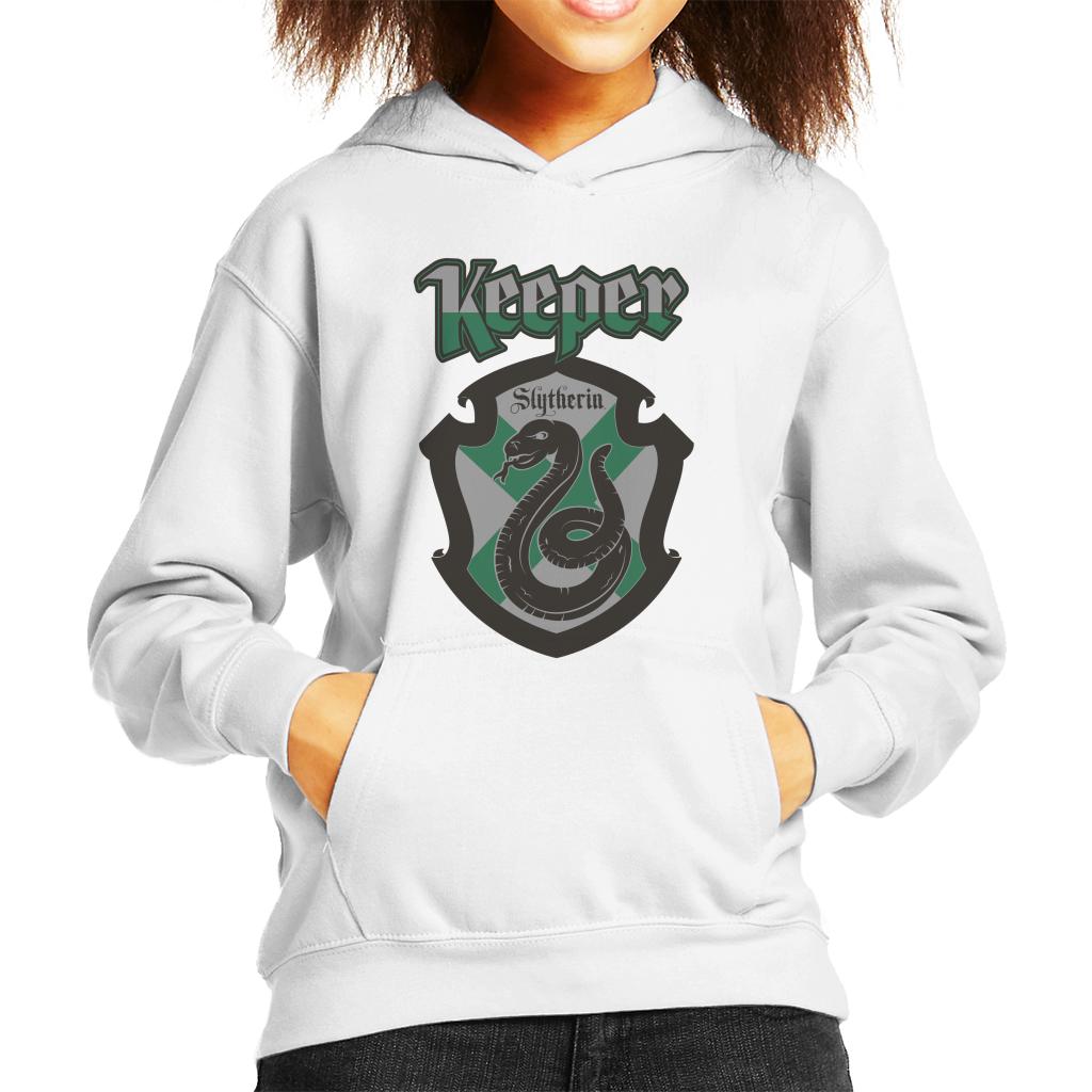 Harry Potter Quidditch Keeper Team Slytherin Kid's Hooded Sweatshirt-ALL + EVERY