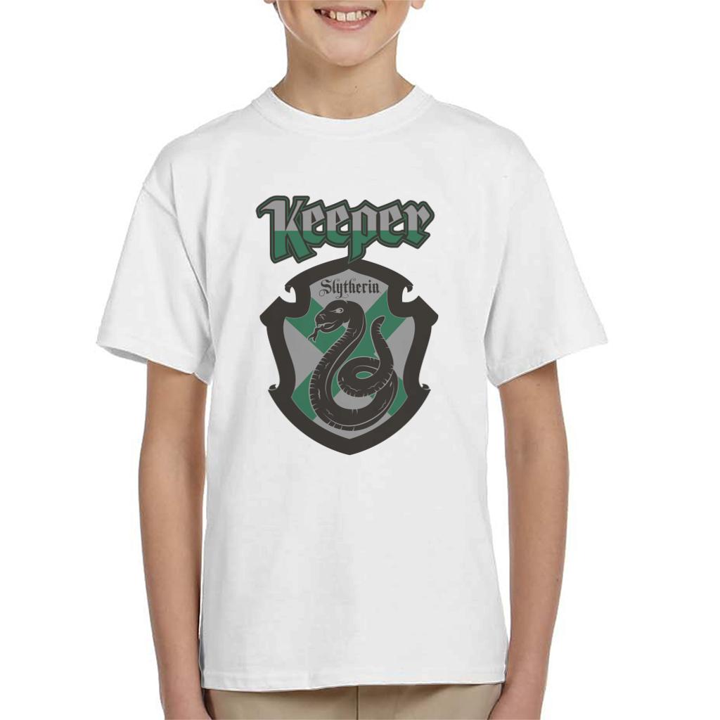 Harry Potter Quidditch Keeper Team Slytherin Kid's T-Shirt-ALL + EVERY