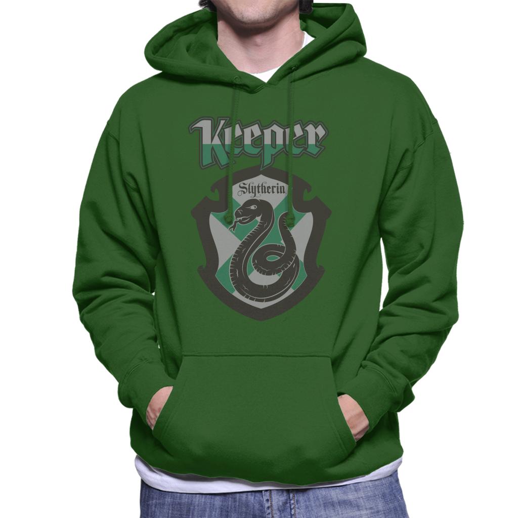 Harry Potter Quidditch Keeper Team Slytherin Men's Hooded Sweatshirt-ALL + EVERY