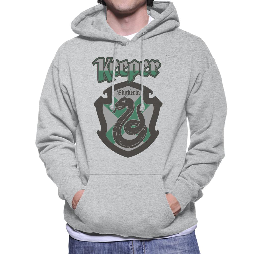 Harry Potter Quidditch Keeper Team Slytherin Men's Hooded Sweatshirt-ALL + EVERY