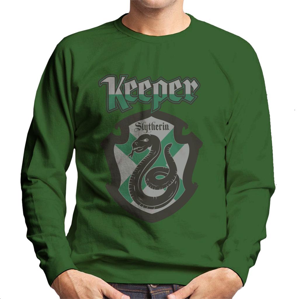 Harry Potter Quidditch Keeper Team Slytherin Men's Sweatshirt-ALL + EVERY