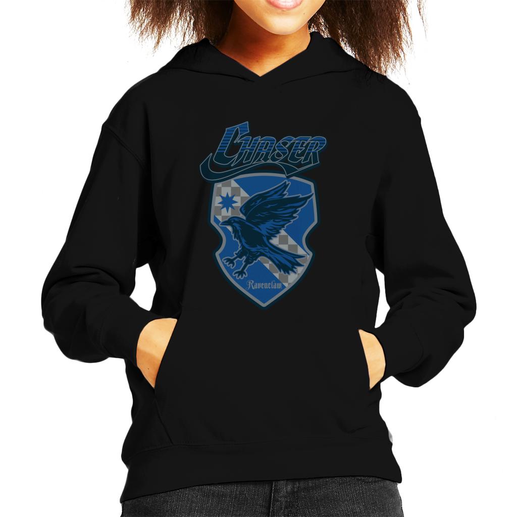 Harry Potter Quidditch Chaser Team Ravenclaw Kid's Hooded Sweatshirt-ALL + EVERY