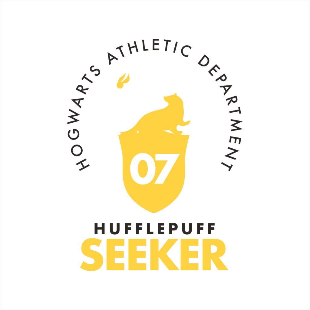 Harry Potter Quidditch Athletic Dept Hufflepuff Seeker Men's Hooded Sweatshirt-ALL + EVERY