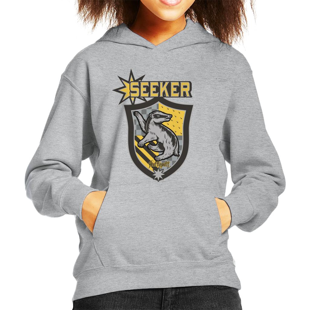 Harry Potter Quidditch Team Hufflepuff Seeker Kid's Hooded Sweatshirt-ALL + EVERY