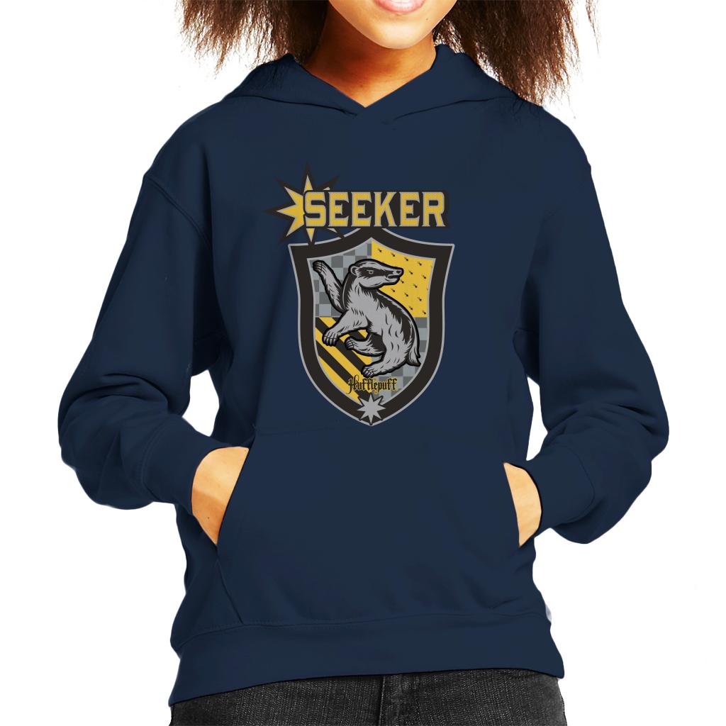 Harry Potter Quidditch Team Hufflepuff Seeker Kid's Hooded Sweatshirt-ALL + EVERY