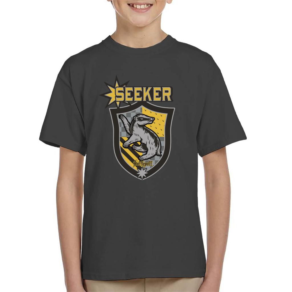 Harry Potter Quidditch Team Hufflepuff Seeker Kid's T-Shirt-ALL + EVERY