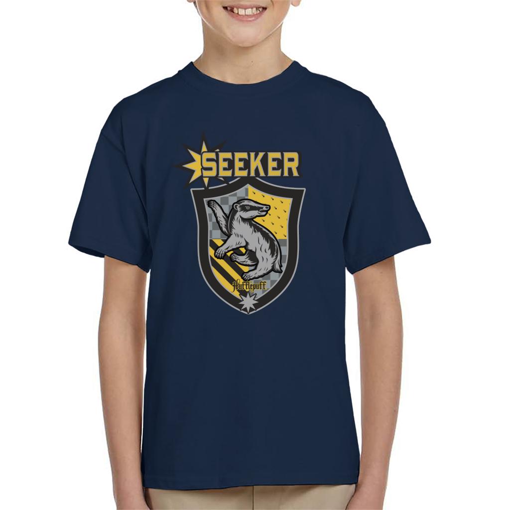 Harry Potter Quidditch Team Hufflepuff Seeker Kid's T-Shirt-ALL + EVERY