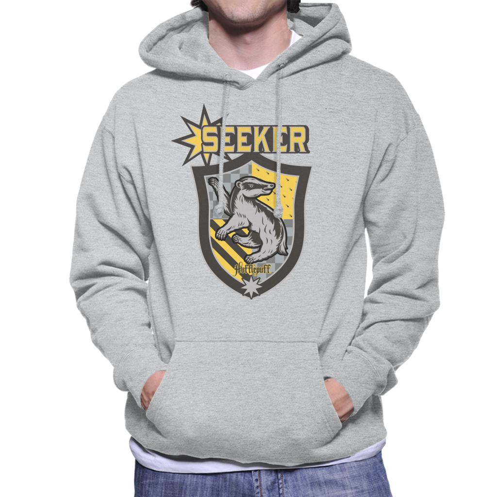 Harry Potter Quidditch Team Hufflepuff Seeker Men's Hooded Sweatshirt-ALL + EVERY