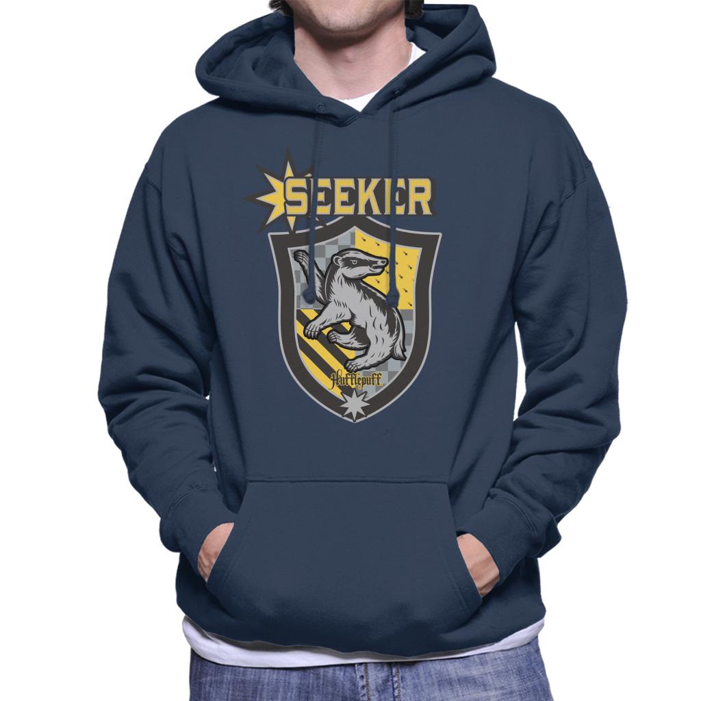 Harry Potter Quidditch Team Hufflepuff Seeker Men's Hooded Sweatshirt-ALL + EVERY